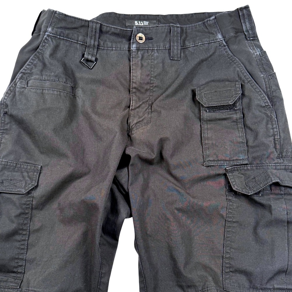 5.11 Tactical Cargo Pants Mens 34 Black Ripstop 74512 Utility